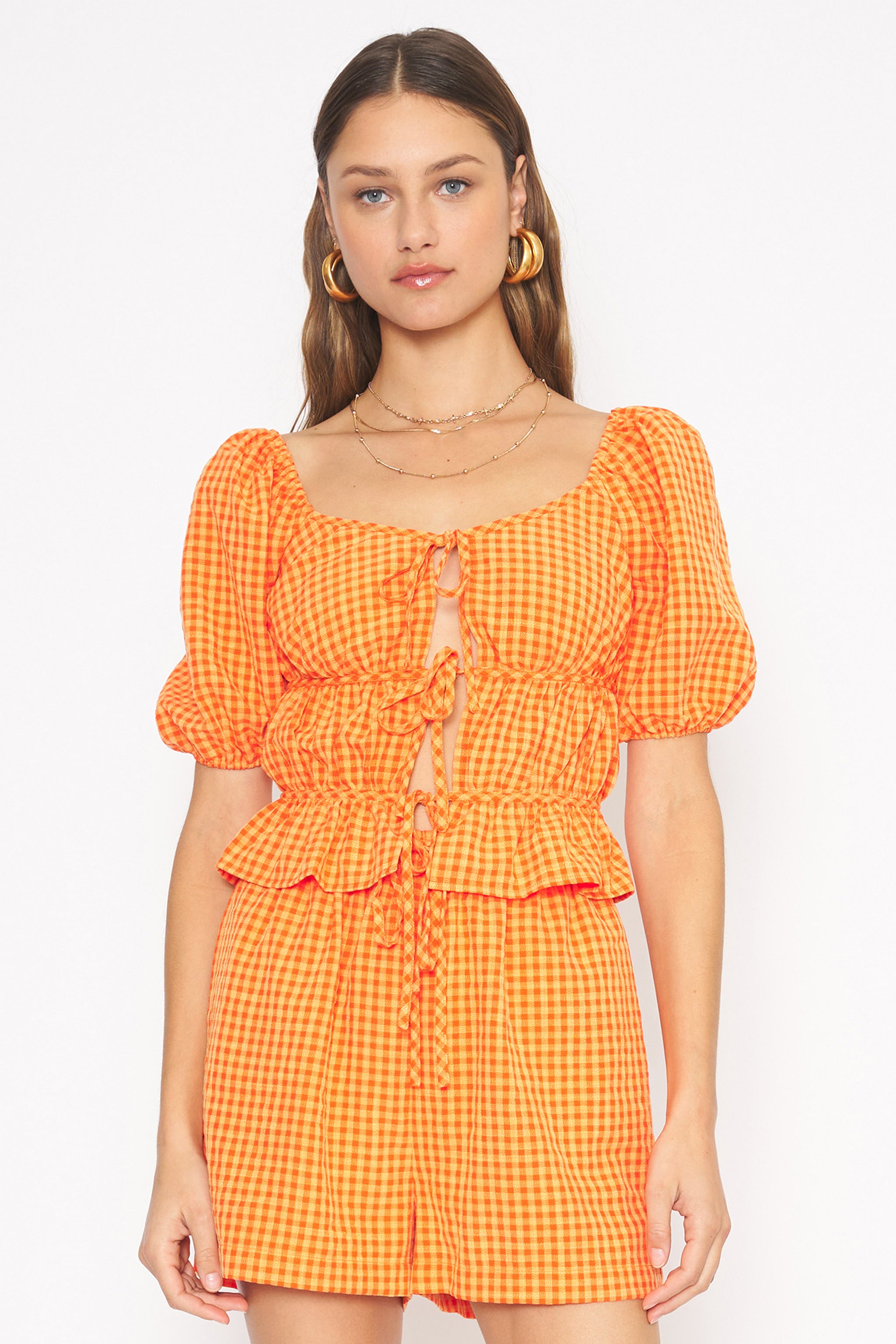 【PORTERNA】Lucky shirt top set Quacker Factory Lucky Stars Sequin Short Sleeve Top - QVC.com